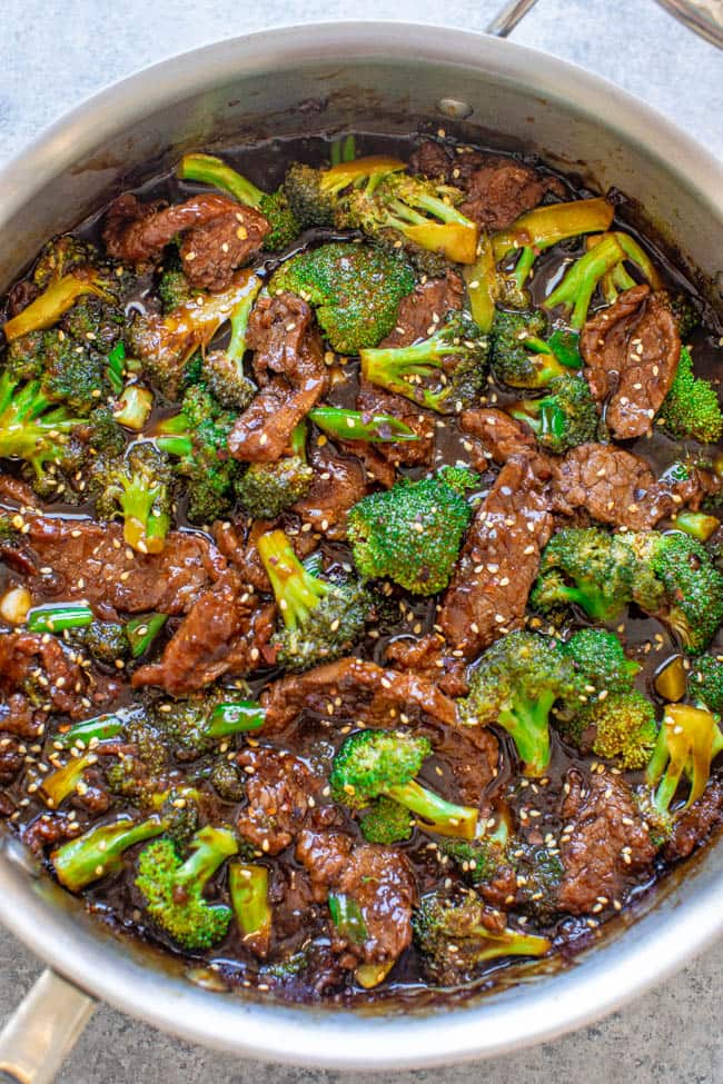 Chinese beef with broccolli