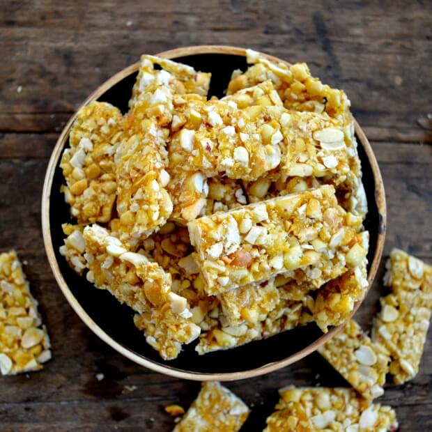 Candied Peanut Brittle chinese desserts